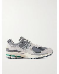 New Balance - 2002R Suede And Mesh Sneakers - Lyst