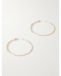 Jennifer Fisher - 2&Quot; Thread-Plated Hoop Earrings - Lyst