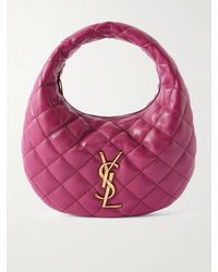 Saint Laurent - Icarino Matelassé Leather Tote - Lyst