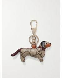 Gucci - Dog-Shaped Bag Charm, Gg Canvas - Lyst
