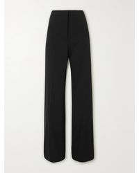 Stella McCartney - Net Sustain Stretch-Wool Twill Wide-Leg Flared Pants - Lyst