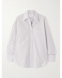 Twp - Big Joe Striped Cotton-Poplin Shirt - Lyst