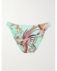 Skims - Culotte De Bikini Moyennement Couvrante Signature Swim X Roberto Cavalli, Fagianella - Lyst