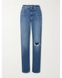 Polo Ralph Lauren - Distressed Straight-Leg Jeans - Lyst