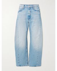 Mother - Net Sustain The Half Pipe Ankle Cropped High-Rise Wide-Leg Jeans - Lyst