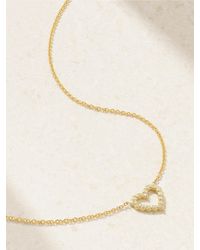 Jennifer Meyer - Open Heart 18-Karat Diamond Necklace - Lyst