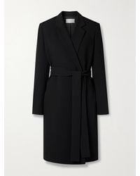 The Row - Harri Mantel Aus Cady Mit Bindegürtel - Lyst