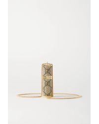 Gucci Gold-tone And Coated-canvas Atomizer - Metallic
