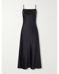 JOSEPH - Cloe Silk-Satin Midi Dress - Lyst