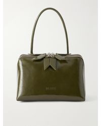 The Attico - L'Altra Di Milano Crinkled Patent-Leather Shoulder Bag - Lyst