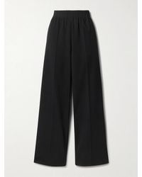 FFORME - Maud Cotton And Wool-Blend Twill Wide-Leg Pants - Lyst