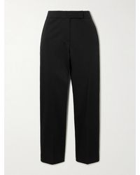 Max Mara - Okra Cotton-Blend Flared Pants - Lyst