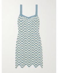 Escvdo - Marea Minikleid Aus Gehäkelter Baumwolle - Lyst