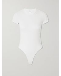 RE/DONE - Body Aus Baumwoll-Jersey Mit Stretch-Anteil - Lyst