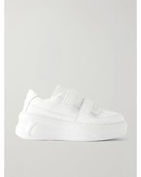 Acne Studios - Steffey Logo-Detailed Leather Platform Sneakers - Lyst