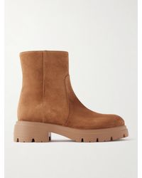 Stuart Weitzman - Hudson Lite Suede Chelsea Boots - Lyst