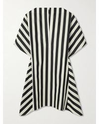 Jacquemus Embroidered Silk-Blend Mousseline Maxi Dress in White | Lyst UK