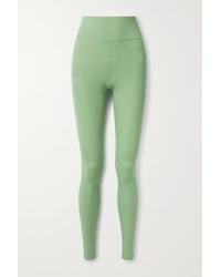 Sporty & Rich Printed Stretch Leggings - Green