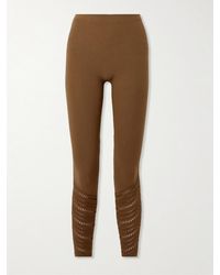 Wolford - Perforated Wool-Blend Leggings - Lyst