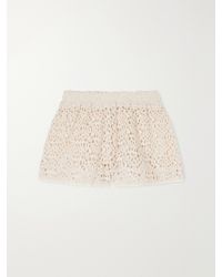 Suzie Kondi - Shkip Cotton-Lace Shorts - Lyst