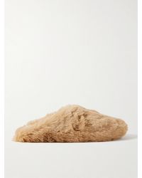 Skin - Wilma Faux Fur Slippers - Lyst