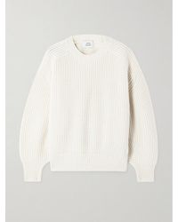 Loulou de Saison - Nauru Pullover Aus Geripptem Kaschmir - Lyst