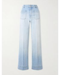 Victoria Beckham - Alina High-Rise Wide-Leg Jeans - Lyst