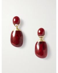 Dinosaur Designs - Small River Rock-Plated And Resin Earrings - Lyst