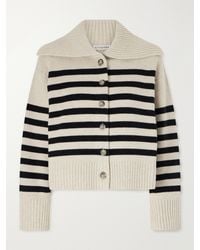 Altuzarra - Rainger Striped Wool-Blend Cardigan - Lyst