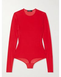 Wardrobe NYC - String-Body Aus Stretch-Jersey - Lyst