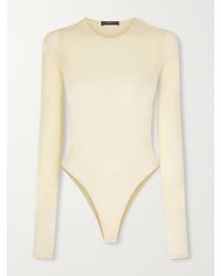 Wardrobe NYC - Stretch-Jersey Bodysuit - Lyst