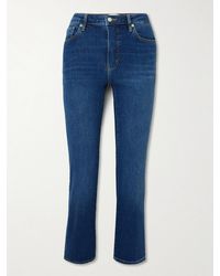 FRAME - The Pencil Verkürzte, Hoch Sitzende Jeans Mit Schmalem Bein - Lyst