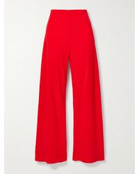 La Ligne - Colby Crepe Wide-Leg Pants - Lyst