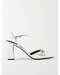 Gucci - Signora Horsebit-Embellished Leather Sandals - Lyst