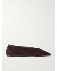 Le Monde Beryl - Luna Suede Ballet Flats - Lyst