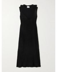 Lisa Marie Fernandez - Net Sustain Column Hooded Linen-Blend Gauze Maxi Dress - Lyst