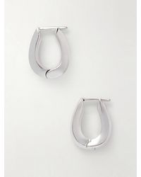 Jil Sander - Tone Hoop Earrings - Lyst