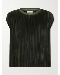JOSEPH - Cedre Plissé Satin Blouse - Lyst