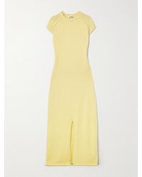 Jil Sander - Wool, Mohair And Silk-Blend Maxi Dress - Lyst