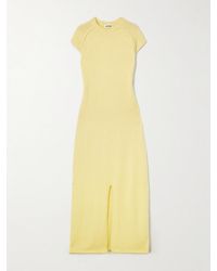 Jil Sander - Wool, Mohair And Silk-Blend Maxi Dress - Lyst