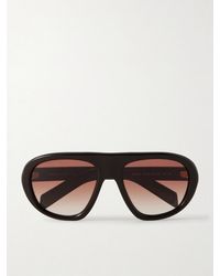 Prada - Oversized Aviator-Style Acetate Sunglasses - Lyst