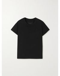 Nili Lotan - Brady Distressed Cotton-Jersey T-Shirt - Lyst