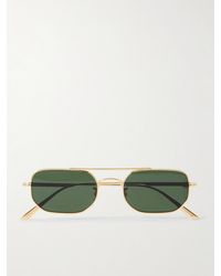 Oliver Peoples - Khaite 1989C Aviator-Style-Tone Sunglasses - Lyst