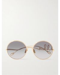 Chloé - Iconic Round-Frame-Tone Sunglasses - Lyst