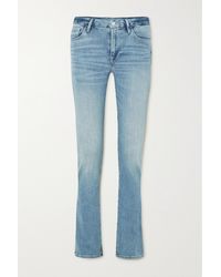 FRAME Le Mini Bootcut Jeans in Blue | Lyst