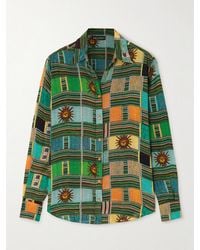 Siedres - Printed Cotton-Blend Shirt - Lyst