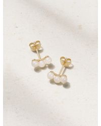 Mateo - Trio 14-Karat Pearl Earrings - Lyst