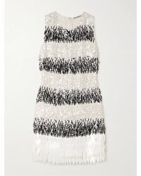 JW Anderson - Embellished Chiffon Mini Dress - Lyst