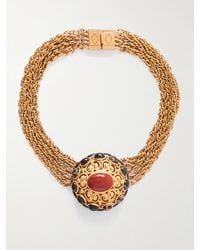 Chloé - Tone, Marble And Jasper Choker - Lyst