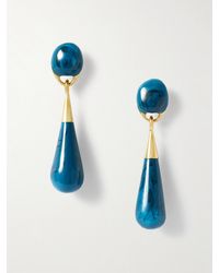 Dinosaur Designs - Dew Drop Medium-Tone And Resin Earrings - Lyst
